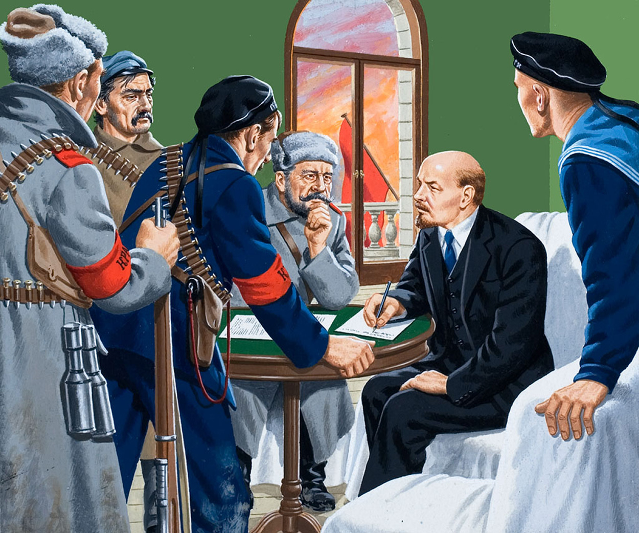 Lenin Returns (Original) art by John Keay at The Illustration Art Gallery