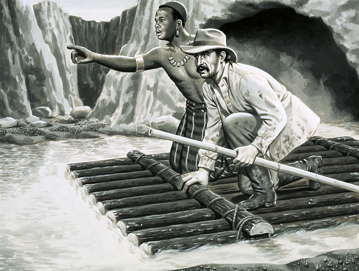 River Journey (Original) art by Jack Keay Art at The Illustration Art Gallery