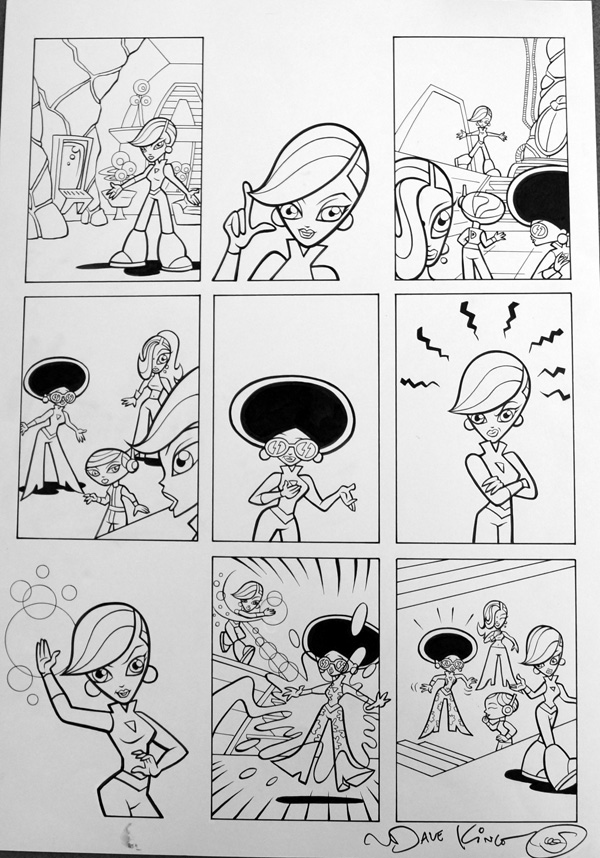 Humour comic page (Original) (Signed) by Dave King at The Illustration Art Gallery
