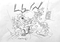 Animaniacs splash page 2 (Original) (Signed)