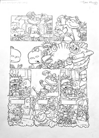 A Rugrats Adventure: Date With Dentistry page 3 (Original) (Signed)