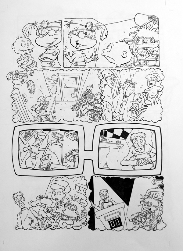 A Rugrats Adventure: Date With Dentistry page 4 (Original) (Signed) by Dave King at The Illustration Art Gallery