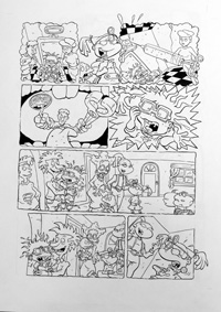 A Rugrats Adventure: Date With Dentistry page 5 (Original) (Signed)