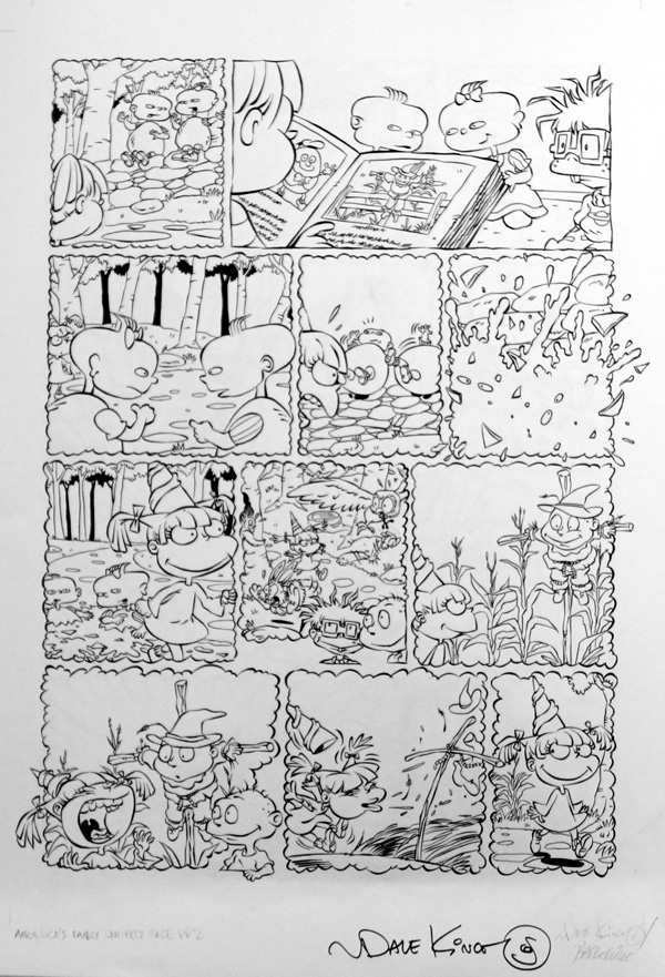 A Rugrats Adventure: Angelica's Fairly Unlikely Tale page 2 (Original) (Signed) by Dave King at The Illustration Art Gallery