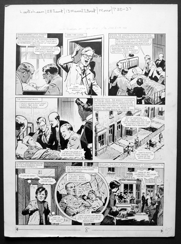 Number 13 Marvel Street - Issue One! (Original) by Number 13 Marvel Street (Bill Lacey) at The Illustration Art Gallery