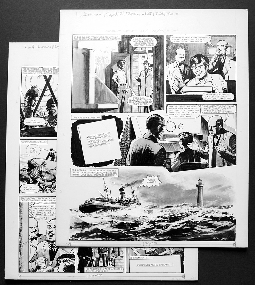 Number 13 Marvel Street - Testing Edie (TWO pages) (Originals) (Signed) art by Number 13 Marvel Street (Bill Lacey) at The Illustration Art Gallery