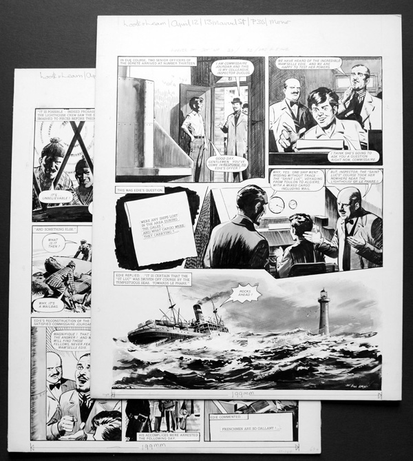 Number 13 Marvel Street - Testing Edie (TWO pages) (Originals) (Signed) by Number 13 Marvel Street (Bill Lacey) at The Illustration Art Gallery