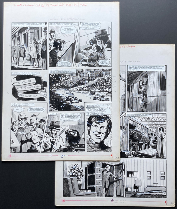 Number 13 Marvel Street - Instalment 3 (TWO pages) (Originals) by Number 13 Marvel Street (Bill Lacey) at The Illustration Art Gallery