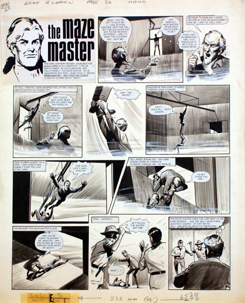 Maze Master 3 (Original) by Maze Master (Bill Lacey) at The Illustration Art Gallery