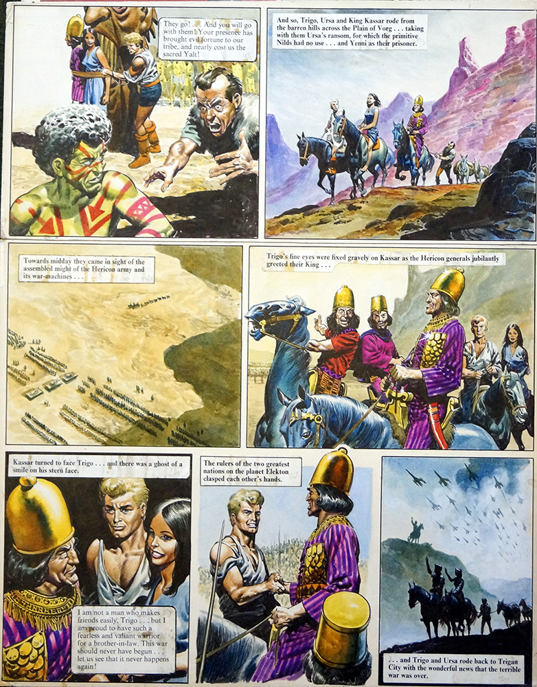 The Trigan Empire: War with Hericon (Original) art by The Trigan Empire (Don Lawrence) at The Illustration Art Gallery