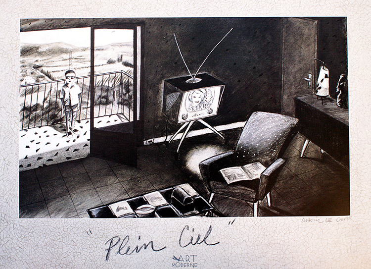 Plein Ciel (Limited Edition Print) (Signed) by Le Goff at The Illustration Art Gallery