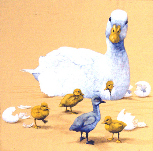 The Ugly Duckling (1) (Original) by The Ugly Duckling (Lilly) at The Illustration Art Gallery