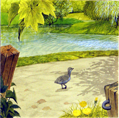 The Ugly Duckling (4) (Original) by The Ugly Duckling (Lilly) at The Illustration Art Gallery