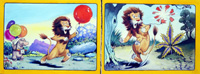 Leo The Friendly Lion - Red Balloon (Original)