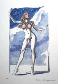 Barbarella in Blue (Limited Edition Print) (Signed)
