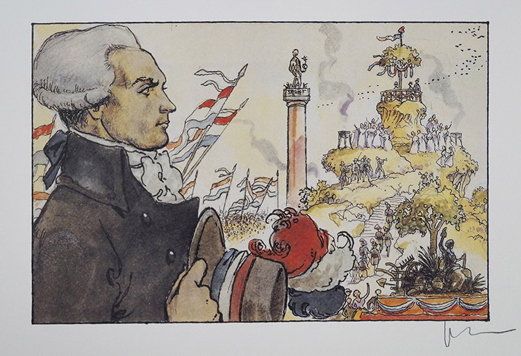 The Declaration of The Rights of Man (Limited Edition Print) (Signed) by The French Revolution (Manara) Art at The Illustration Art Gallery