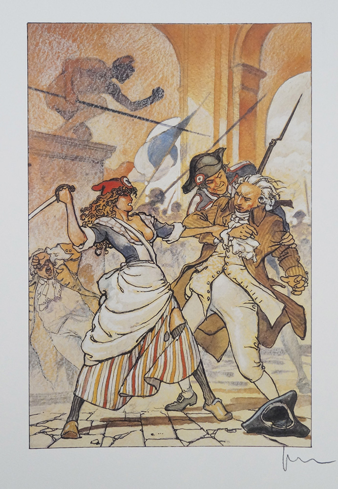 Hack Him to Pieces (Limited Edition Print) (Signed) art by The French Revolution (Manara) Art at The Illustration Art Gallery