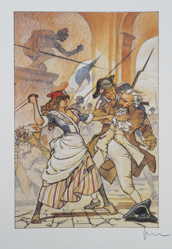 Hack Him to Pieces (Limited Edition Print) (Signed) by The French Revolution (Manara) Art at The Illustration Art Gallery