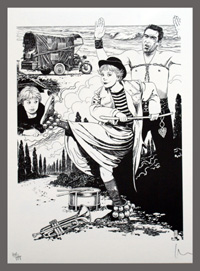 La Strada   (Fellini) (Limited Edition Print) (Signed)