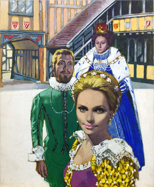 Elizabeth I (Original) by William Francis Marshall at The Illustration Art Gallery