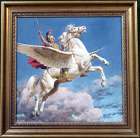 Pegasus the Winged Horse (Original) (Signed)