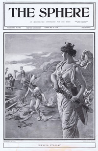 Evviva Italia  (original cover page The Sphere 1915) (Print)