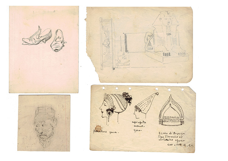 Four sketches for the Ten Commandments (Original) by Fortunino Matania Art at The Illustration Art Gallery