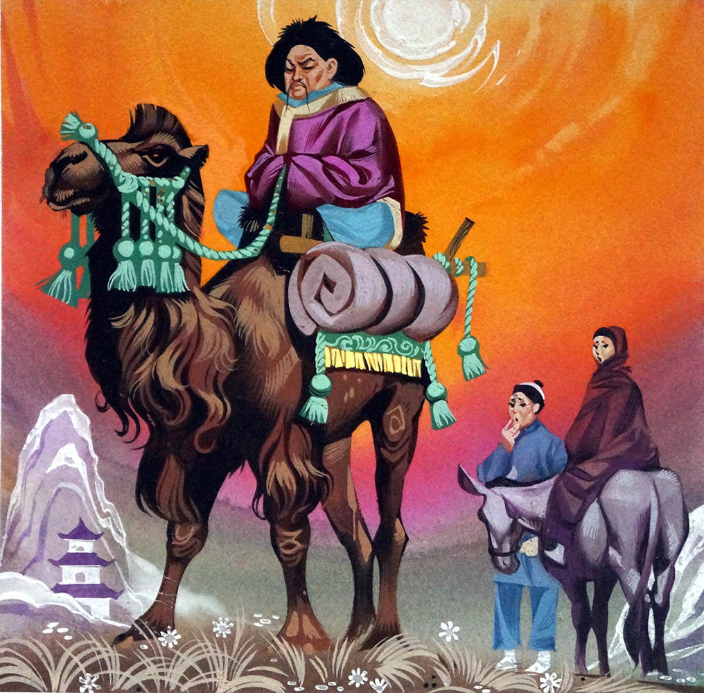 Aladdin Camel Under the Sun (Original) art by Aladdin (McBride) at The Illustration Art Gallery