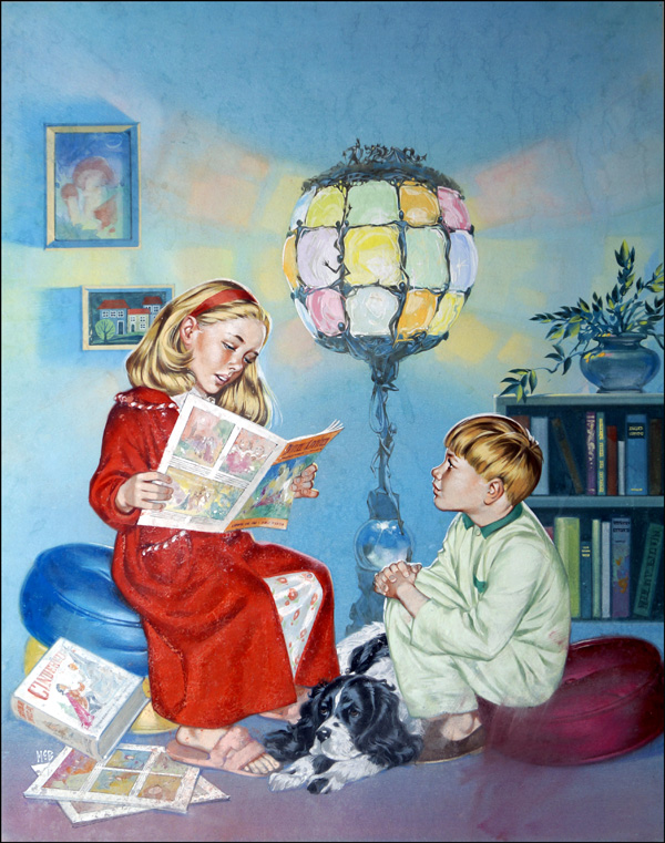 A Bedtime Story (Original) (Signed) by British History (Angus McBride) at The Illustration Art Gallery