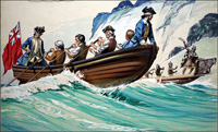 Captain Cook Lands in New Zealand (Original)