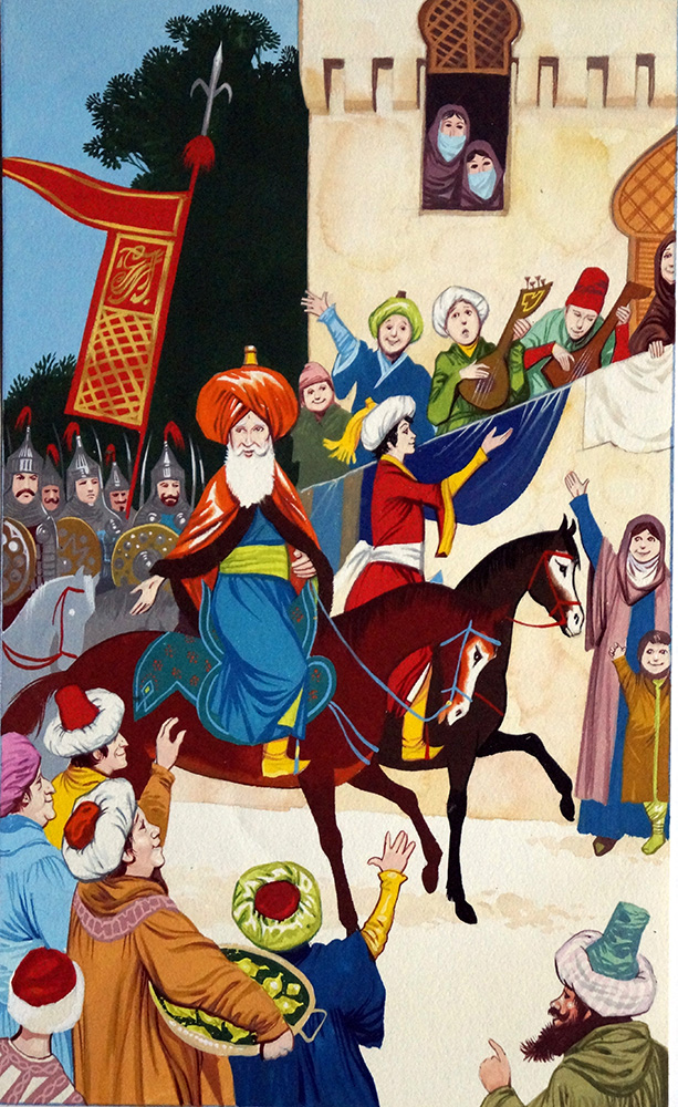 Celebration (Original) art by The Enchanted Horse (McBride) at The Illustration Art Gallery