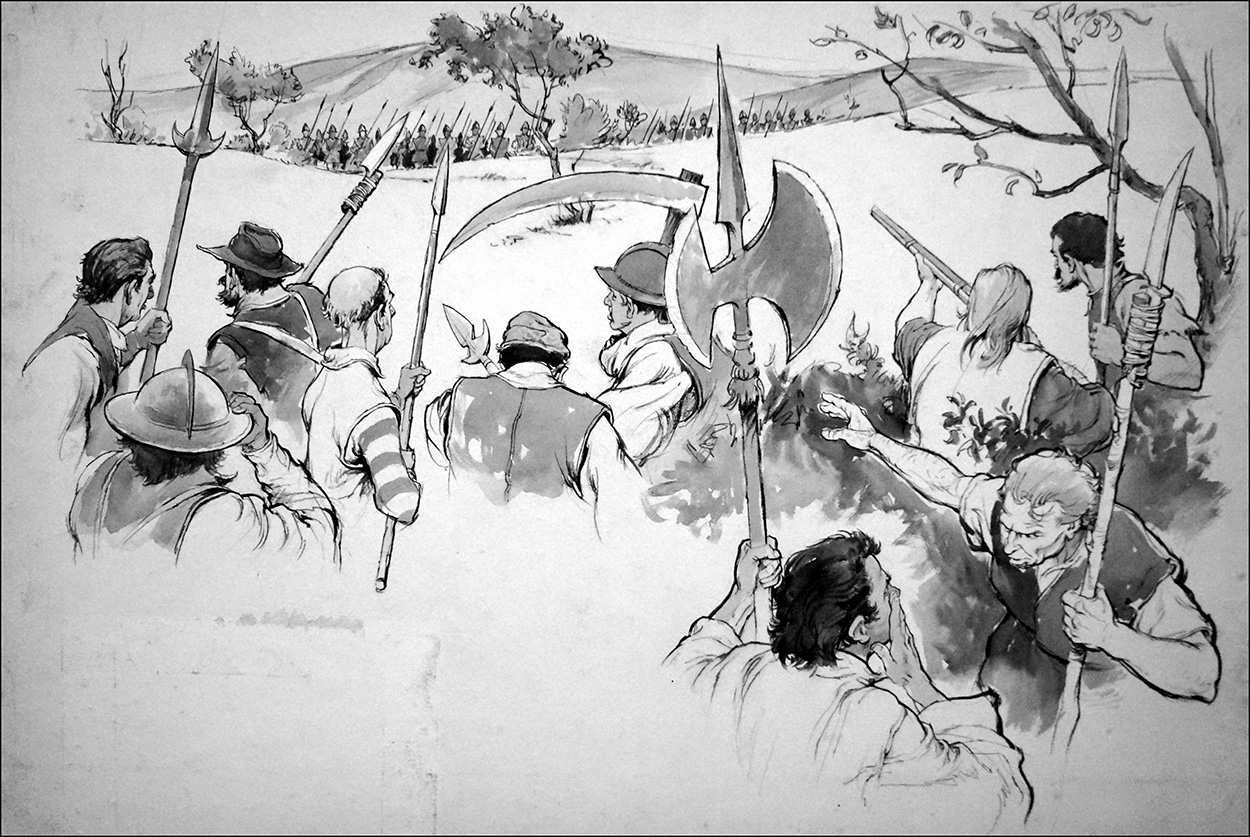 Monmouth Rebellion (Original) art by British History (Angus McBride) at The Illustration Art Gallery