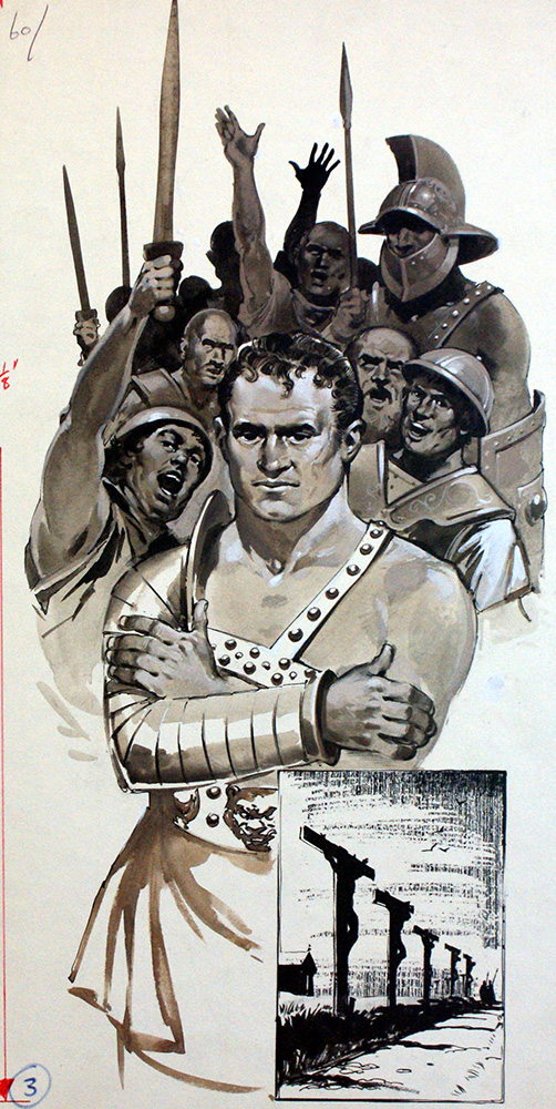 Spartacus (Original) art by Ancient Rome (Angus McBride) at The Illustration Art Gallery