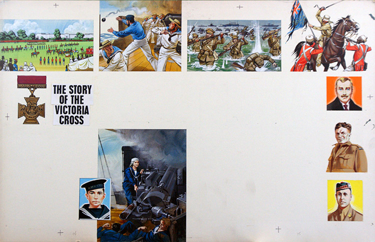 The Story of the Victoria Cross (Original) (Signed) by British History (Angus McBride) at The Illustration Art Gallery