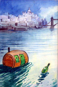 Katie Mouse Goes to London: Travels with Bottle (Original)