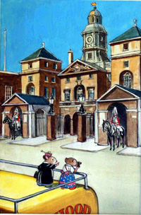 Katie Country Mouse Goes to London: Horse Guards Parade (Original)