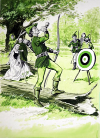 Robin Hood and His Merry Men art by Philip Mendoza