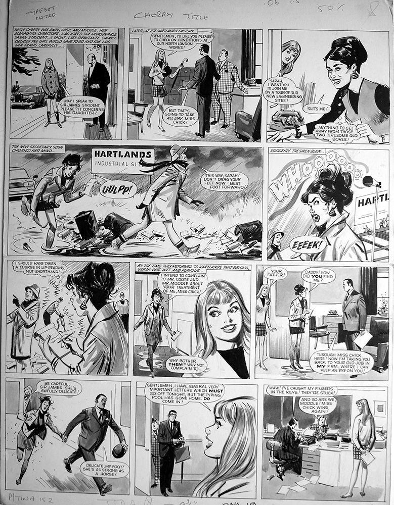 Chairman Cherry - Daddy's Girl - Single Page Episode (Original) art by Chairman Cherry (Merrett) at The Illustration Art Gallery