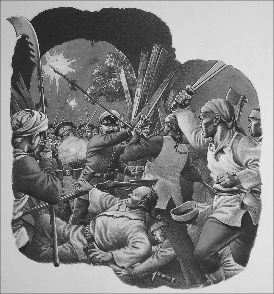 End of the Boxer Rebellion (Original) art by Military Conflict (Pat Nicolle) at The Illustration Art Gallery