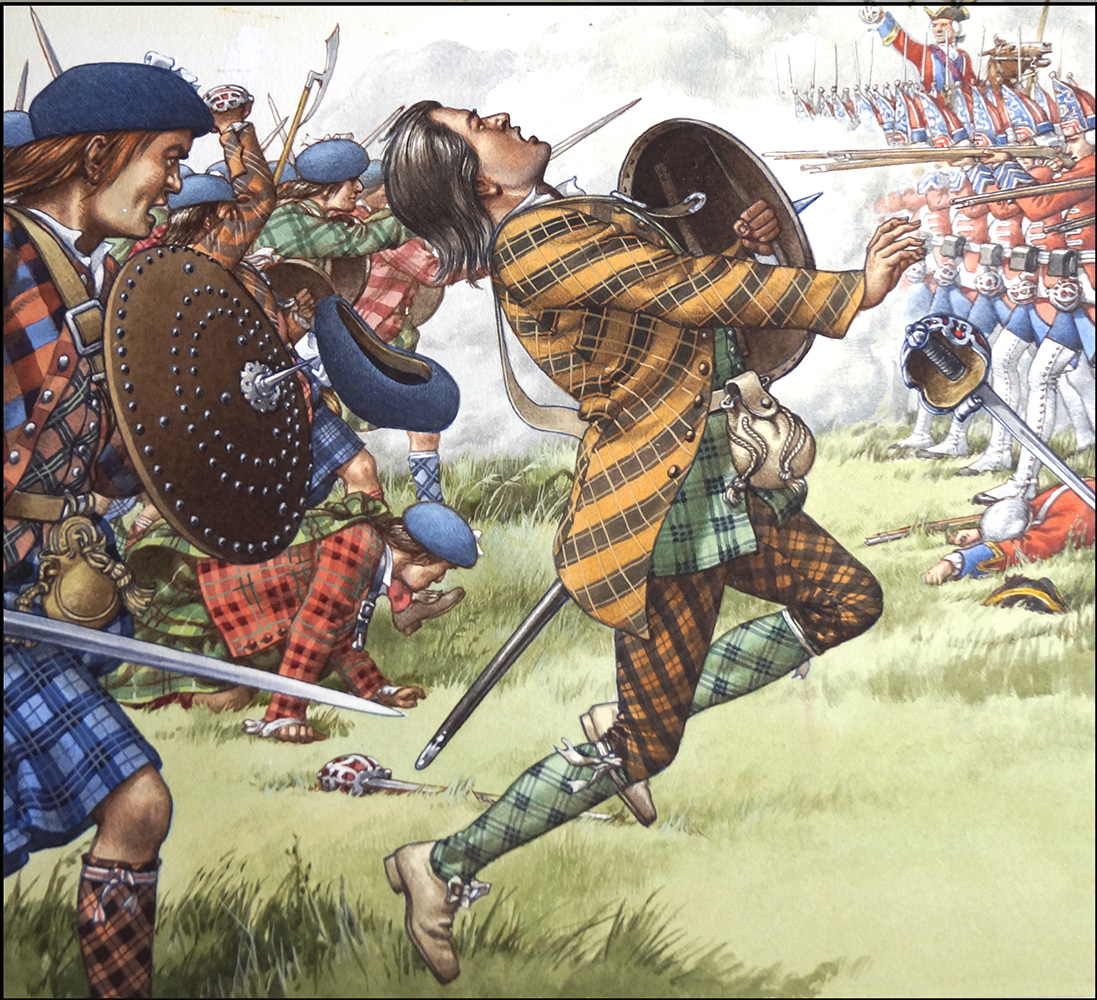 Battle of Culloden (Original) art by British History (Pat Nicolle) at The Illustration Art Gallery