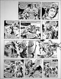 Robin of Sherwood: Danger Robin Danger (TWO pages) (Originals)