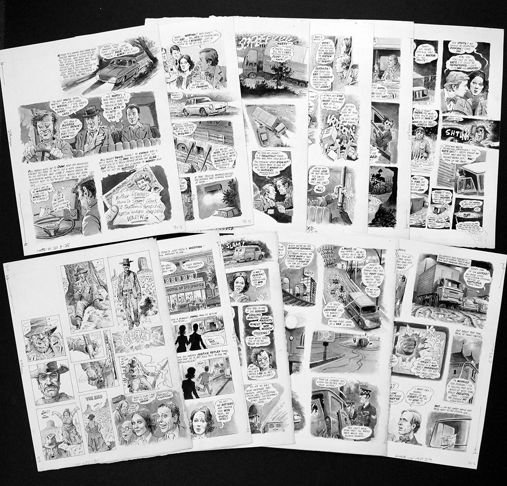 Doctor On The Go - My Idiotic Hero (ELEVEN pages) (Originals) art by Harry North Art at The Illustration Art Gallery