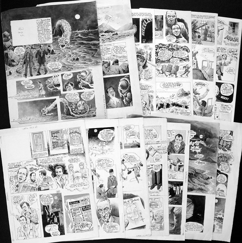 Doctor On The Go - The Treasure Map (13 Pages) (Originals) art by Harry North Art at The Illustration Art Gallery