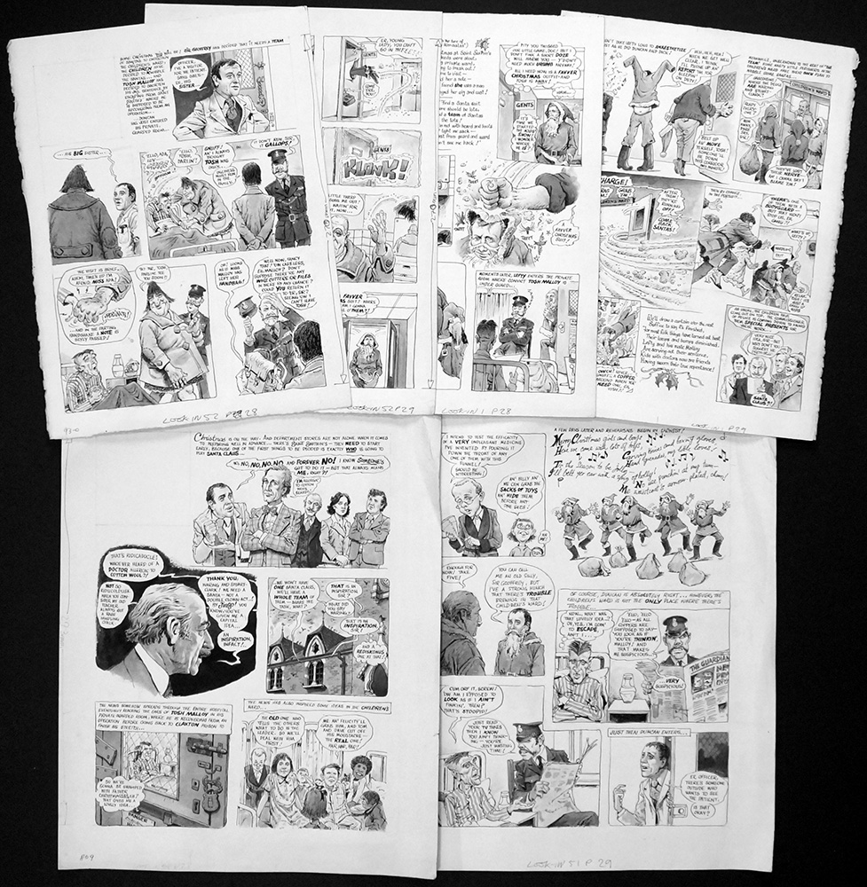 Doctor On The Go - Christmas 1976 (SIX pages) (Originals) art by Harry North Art at The Illustration Art Gallery