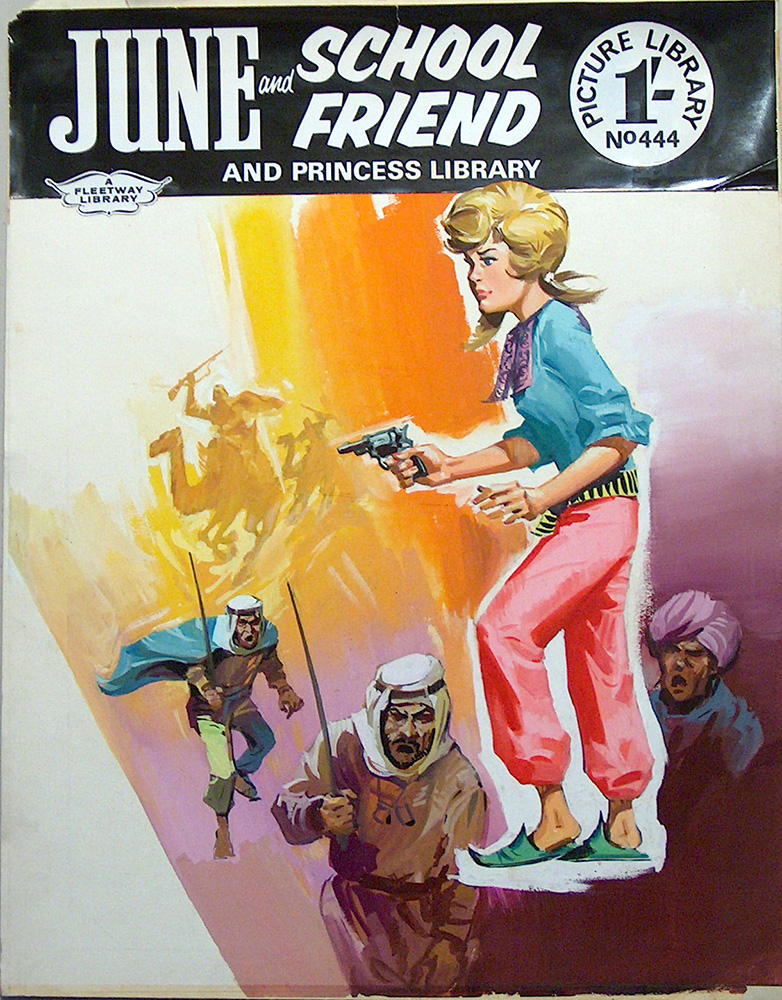 June and Schoolfriend cover art #444 (Original) art by Brian O'Hanlon Art at The Illustration Art Gallery