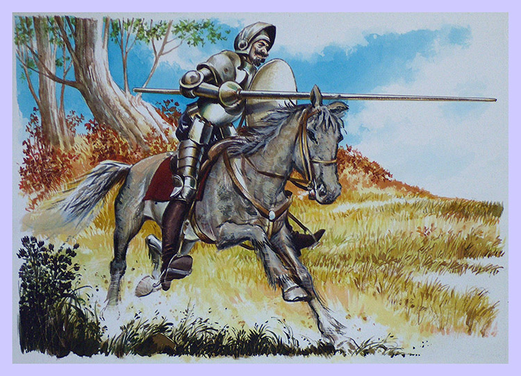 Don Quixote (Original) by Jose Ortiz at The Illustration Art Gallery