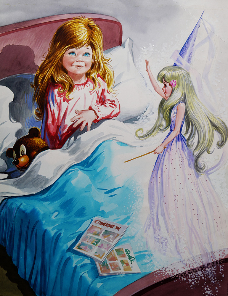 New Year Fairy (Original) art by Jose Ortiz Art at The Illustration Art Gallery