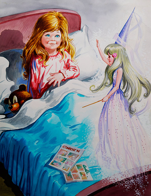 New Year Fairy (Original) by Jose Ortiz at The Illustration Art Gallery