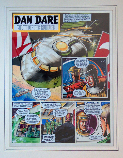 Dan Dare: 1990 - Cadets (Original) (Signed) by Dan Dare (Keith Page) at The Illustration Art Gallery