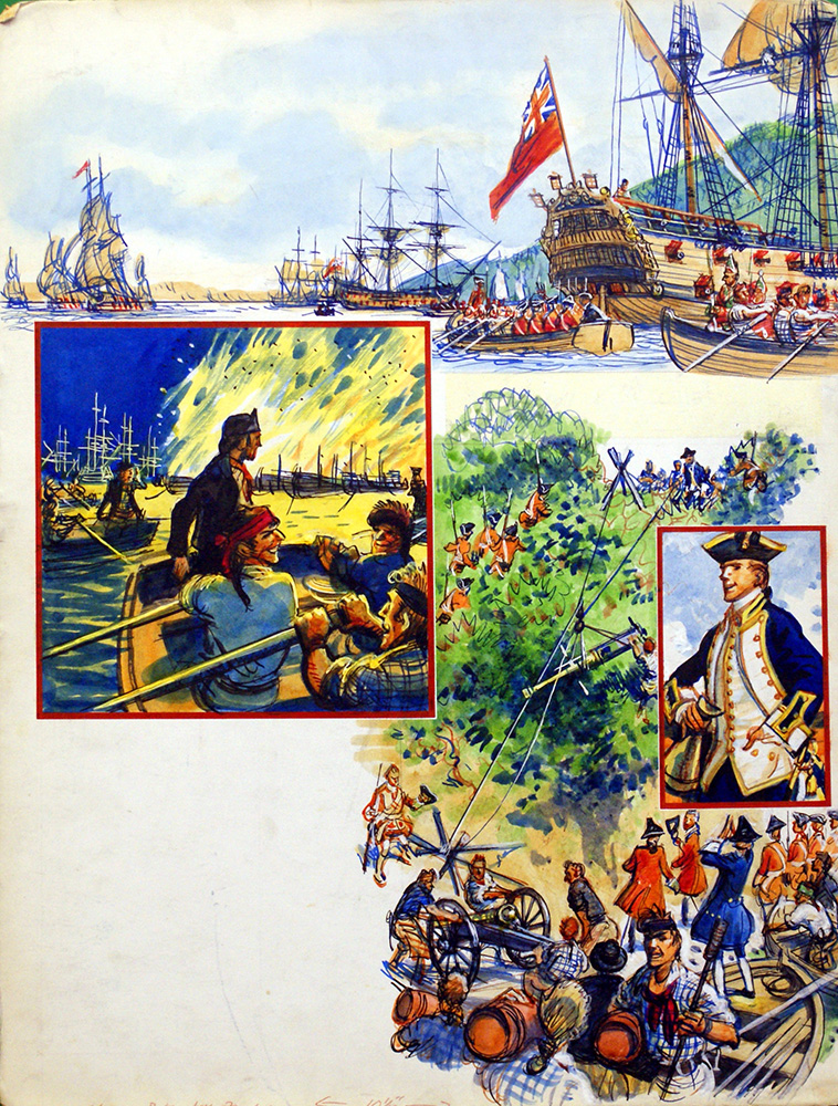 The Capture of Quebec (Original) art by Eric Parker Art at The Illustration Art Gallery